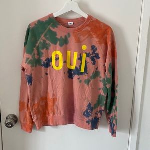 Clare V. Tie Dye Sweatshirt - Medium